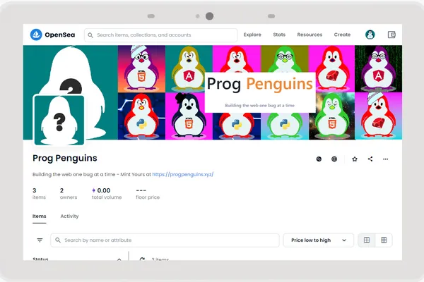 Minha primeira coleção NFT